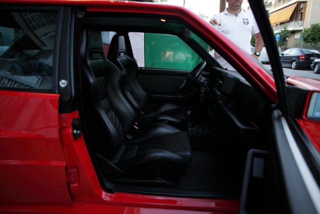 Black leather interior evo2